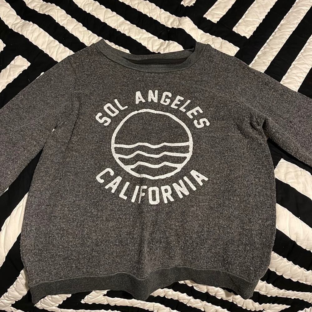 Sol Angeles fleece youth sweatshirt.